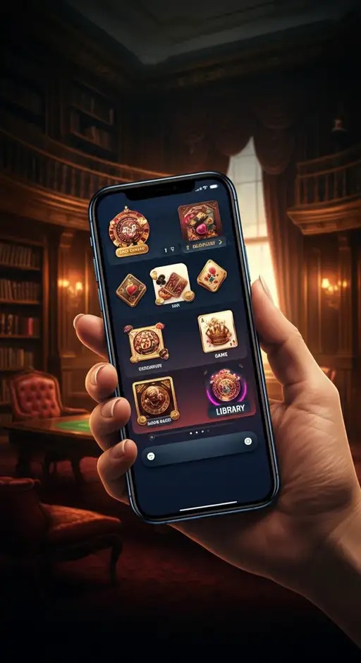 Interface de jeu du Jackpot Bob Casino affichant une sélection de machines à sous populaires et des jeux de table, avec le logo emblématique de la marque