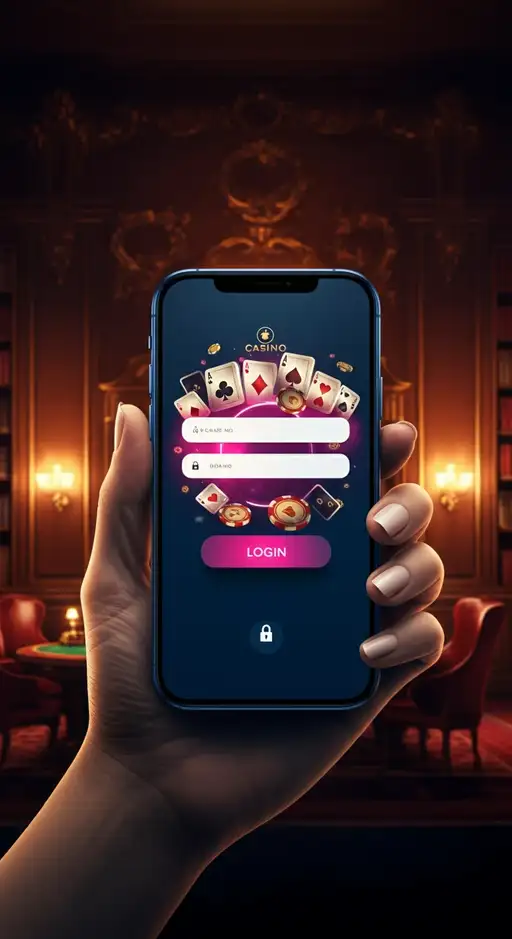 Interface de connexion sécurisée du Jackpot Bob Casino avec un champ d'email et mot de passe sur un fond spatial étoilé.